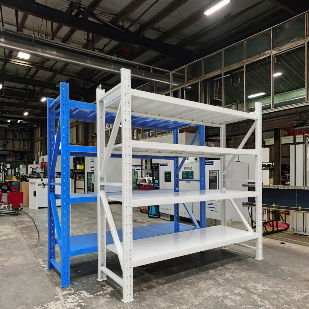 Chaoyu Industrial 5-Layer Powder Coated Steel Storage Racks-Freely Adjustable Light Duty Stacking Rack
