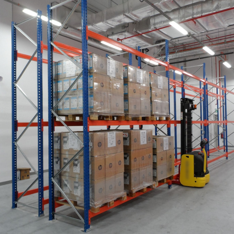 Customized Adjustable Selective Heavy Duty Pallet Shelf Steel Metal Warehouse Storage Drive in Racking