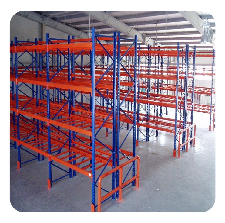 No Steel Shelf Warehouse Heavy Duty Storage Adjustable Selective Metal Pallet Rack