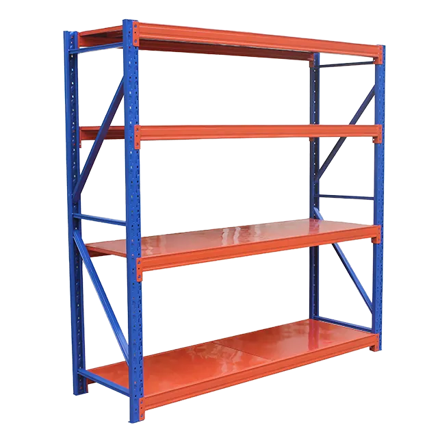 Factory Custom Industrial Stainless Steel Corrosion Protection 4-Layer Epoxy Powder Coated Snap-In Mezzanine Floor Rack