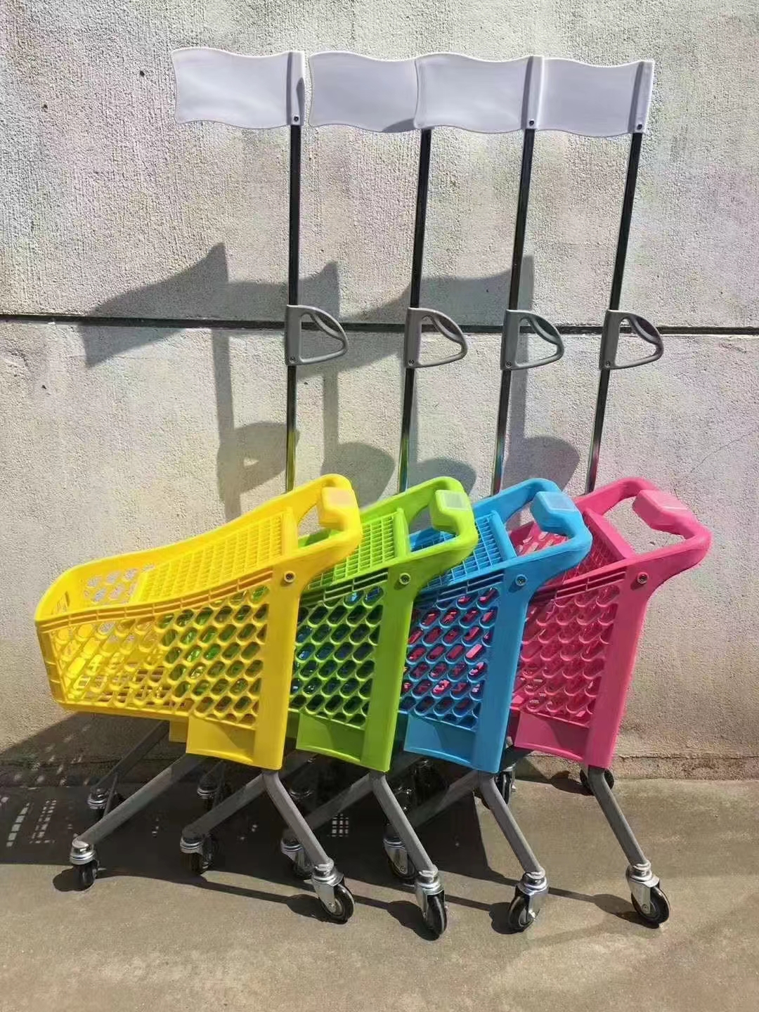 Plastic Supermarket Kids Shopping Trolley 3