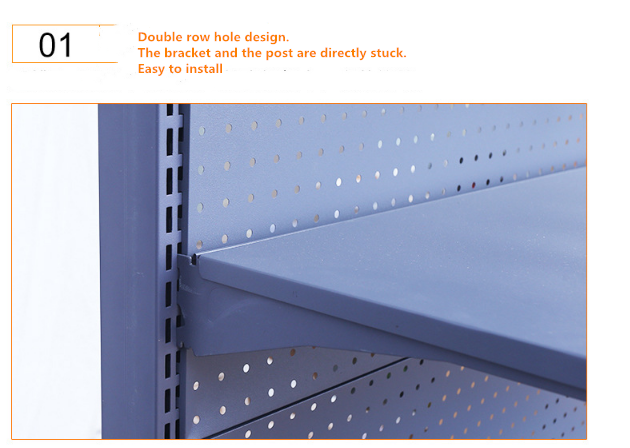 Supermarket shelf brackets design