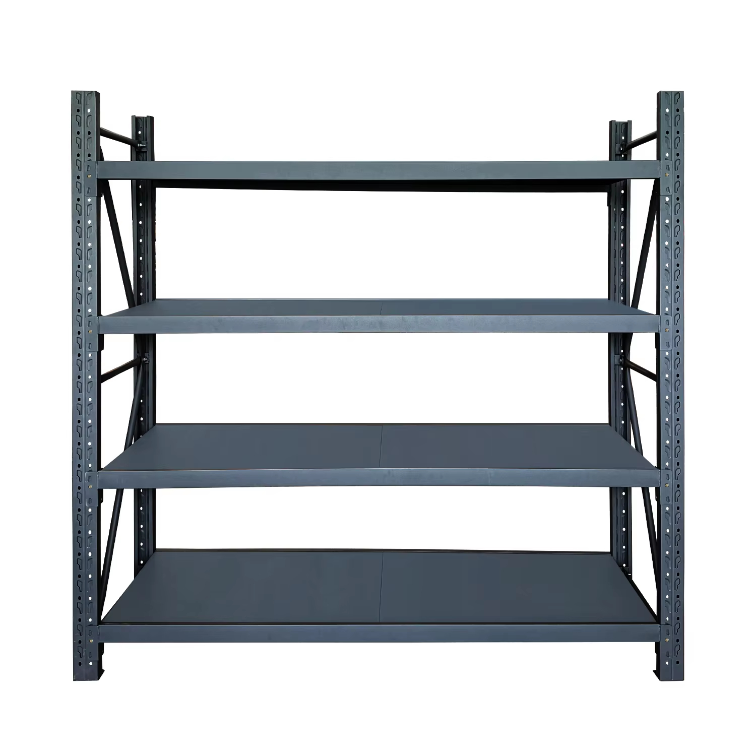 Adjustable Medium Duty Steel Shelving Warehouse Rack  Stainless Steel Storage Shelves
