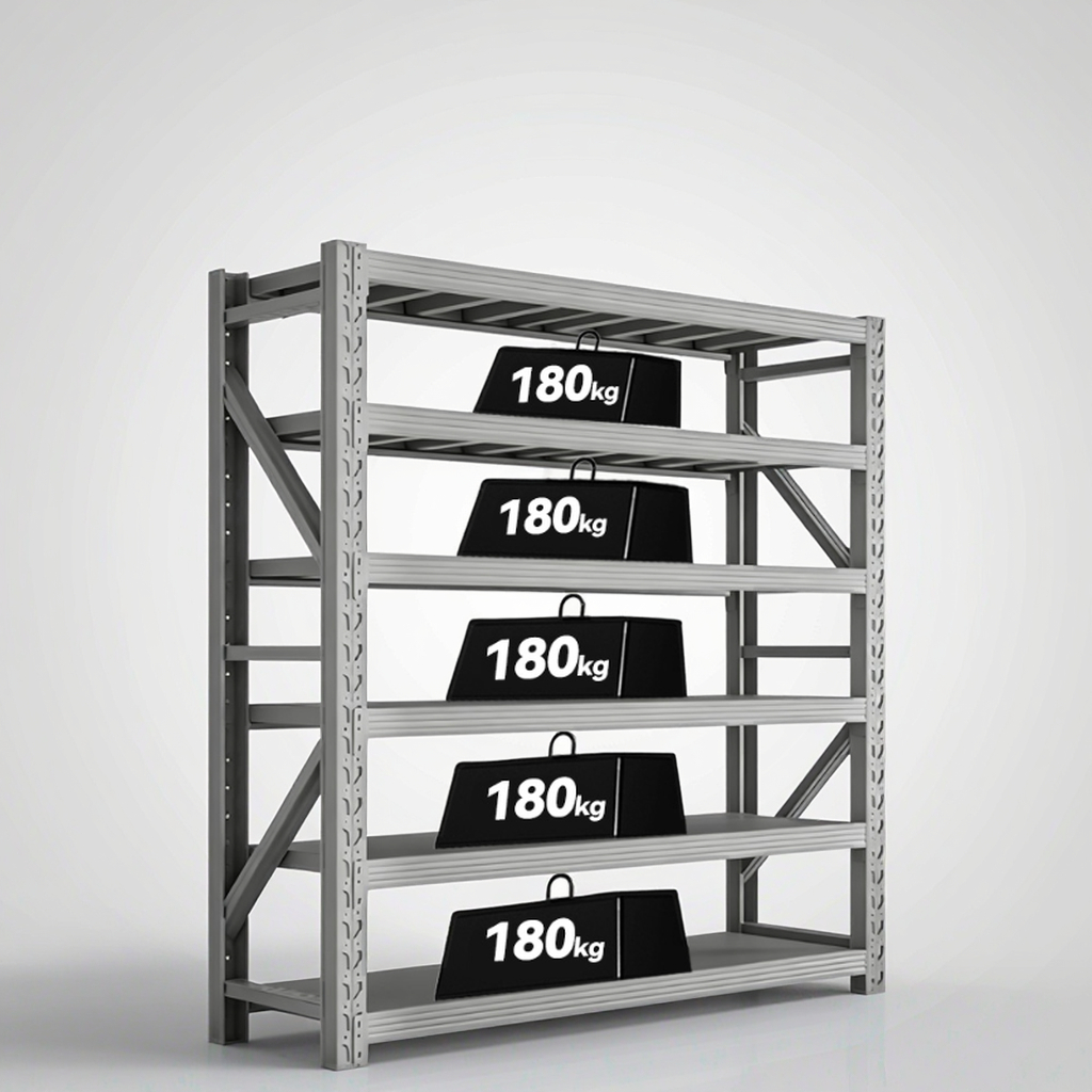 Chaoyu Industrial 5-Layer Powder Coated Steel Storage Racks-Freely Adjustable Light Duty Stacking Rack