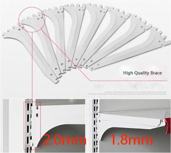 Fashion Supermarket Display Shelf Single Side 6 Layer Retail Store Rack Adjustable Height