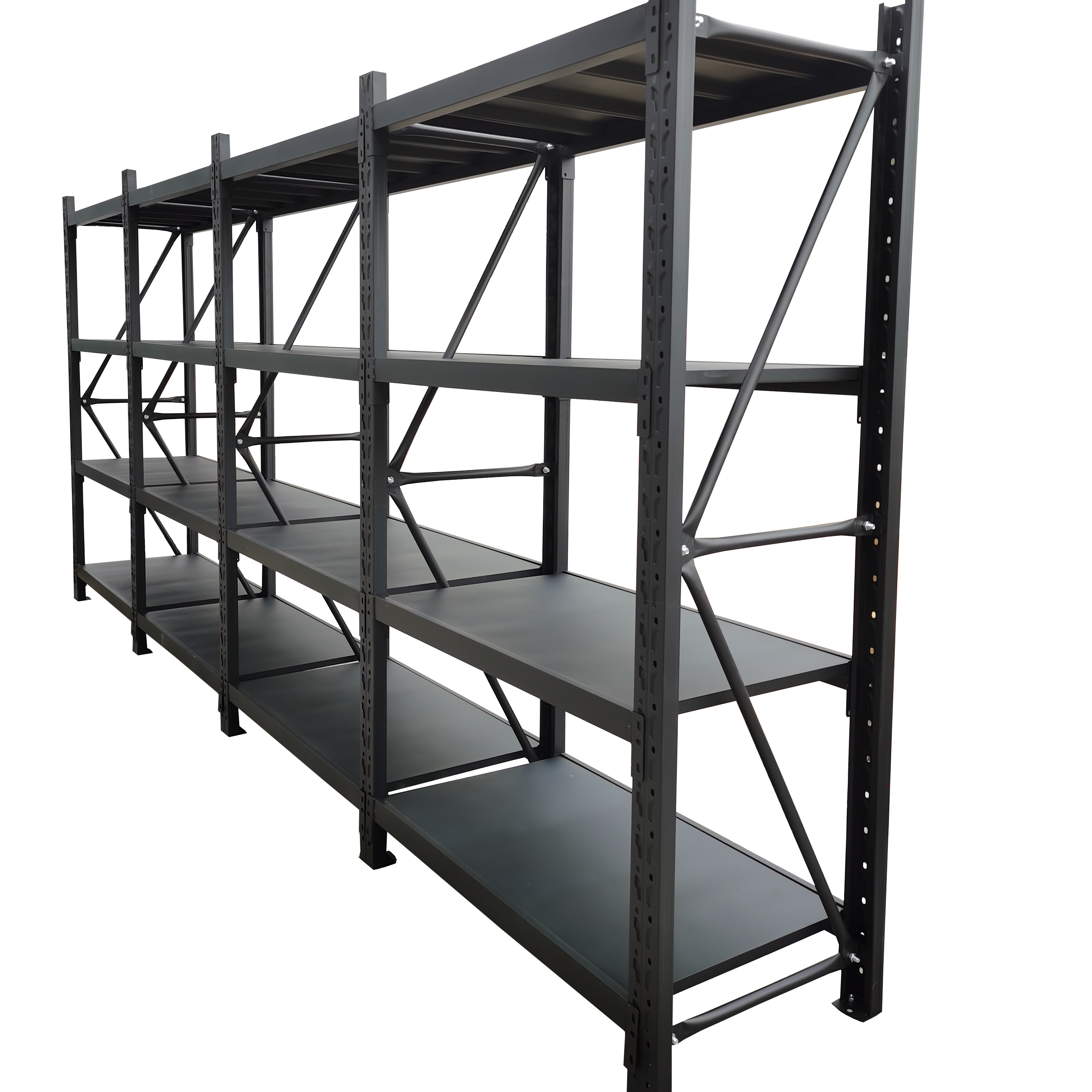 2024 Popular Sale Adjustable Steel Storage Racking 200kgs Card Slot Assembly Multi-Level Corrosion Protection Powder Shelves