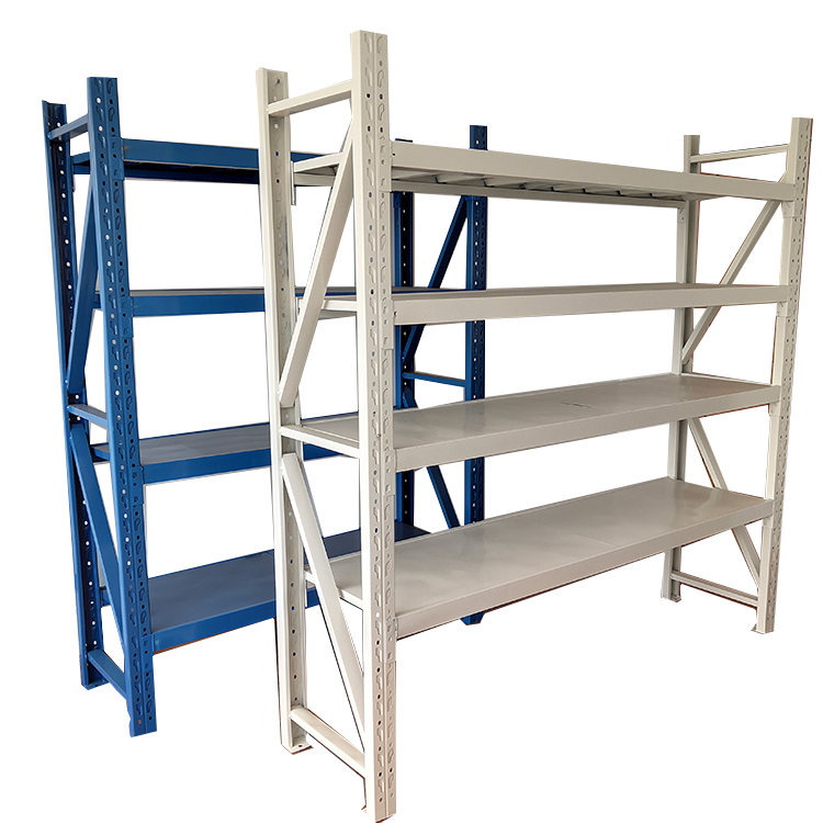 Heavy Duty 4-Layer Stainless Steel Multi-Level Corrosion Protection Warehouse Storage Rack 500-800kg Capacity Epoxy Powder