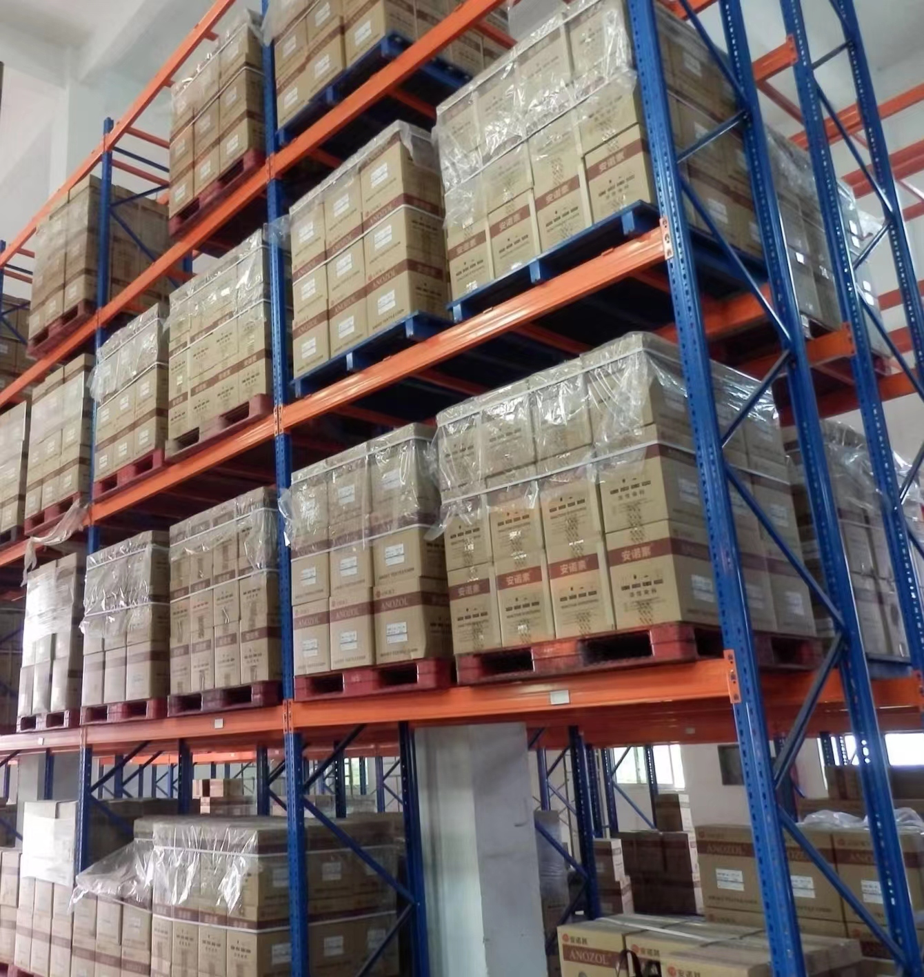 No Steel Shelf Warehouse Heavy Duty Storage Adjustable Selective Metal Pallet Rack