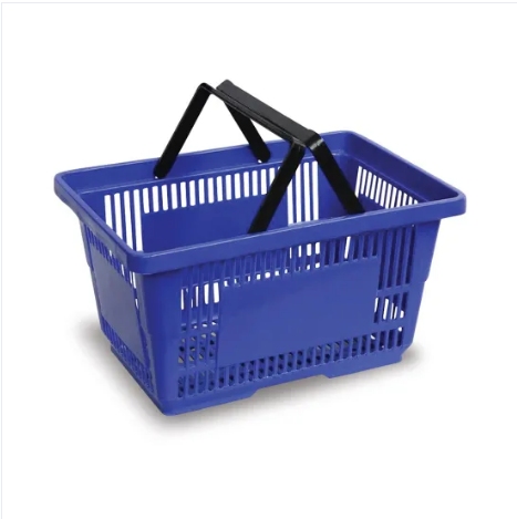 ChaoYu Cheaper Hot Selling Plastic Baskets Supermarket Basket 28L Plastic Hand Shopping Basket