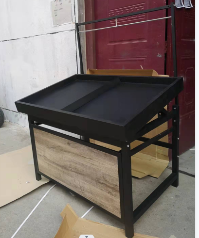 Promotion Platform Supermarket Shop Store Rack Fruits and Vegetables Shelf for Display Goods