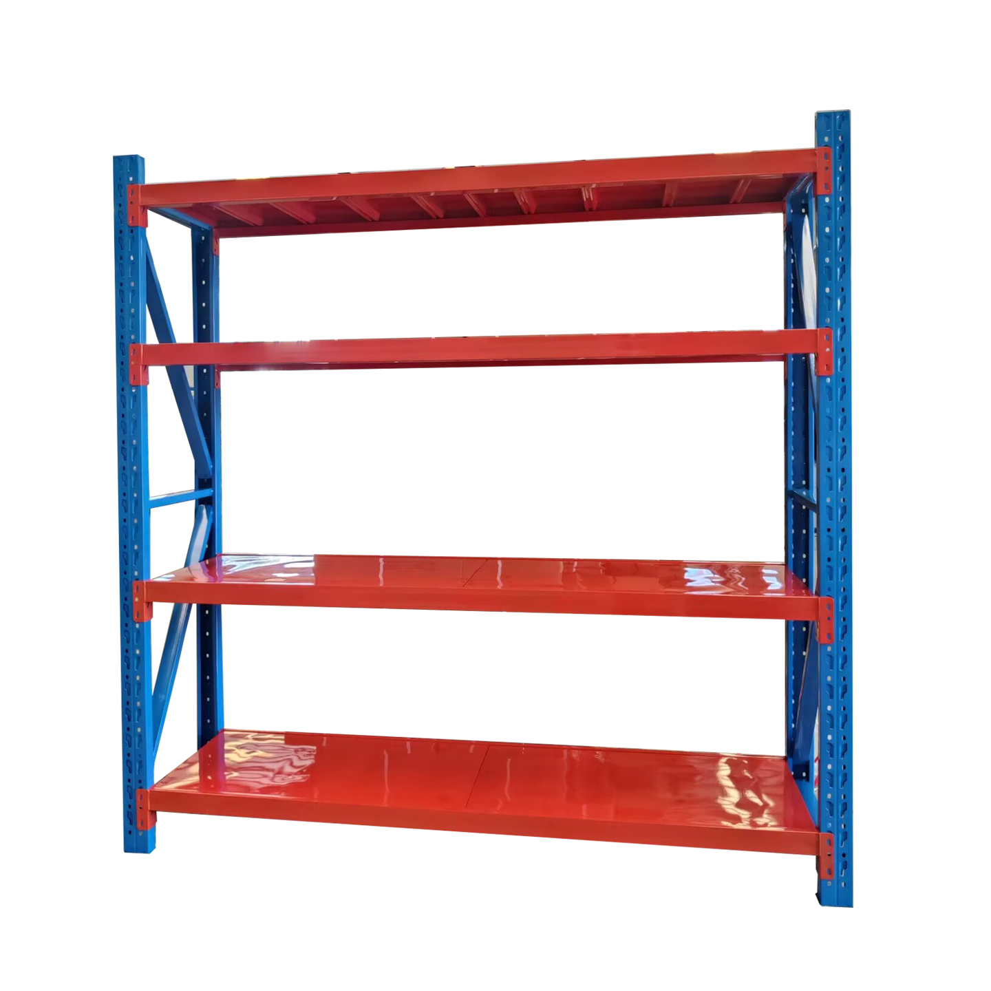 2025 Hot Sale Adjustable Warehouse Storage Shelves Steel Display Racks Powder Coating Corrosion Protection Tire