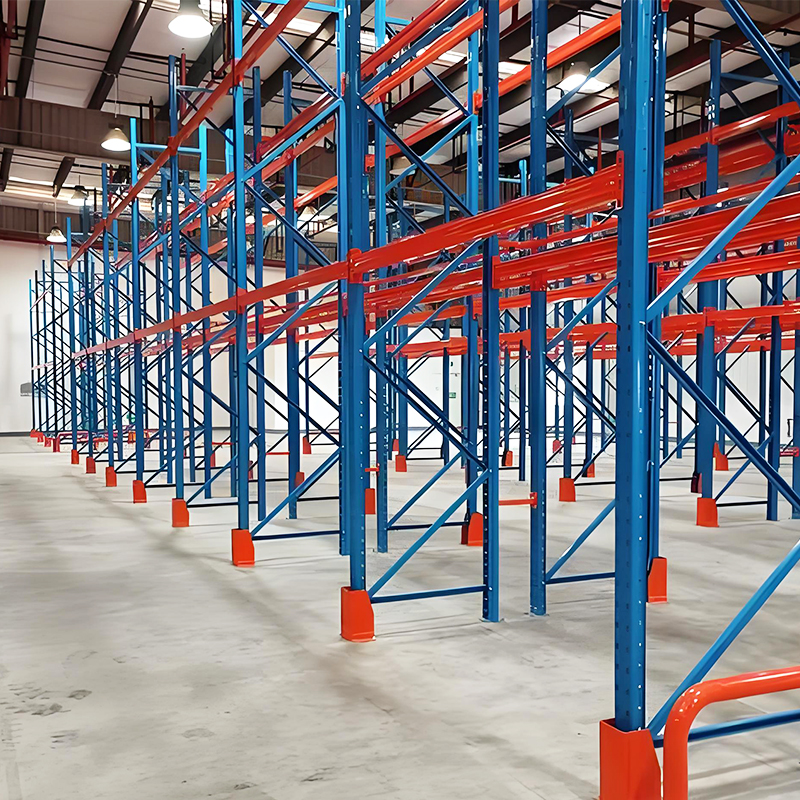 Medium Duty Metallic Selective Adjustable 3-Layer Pallet Rack Long Span Warehouse Racking System Corrosion Protection Powder