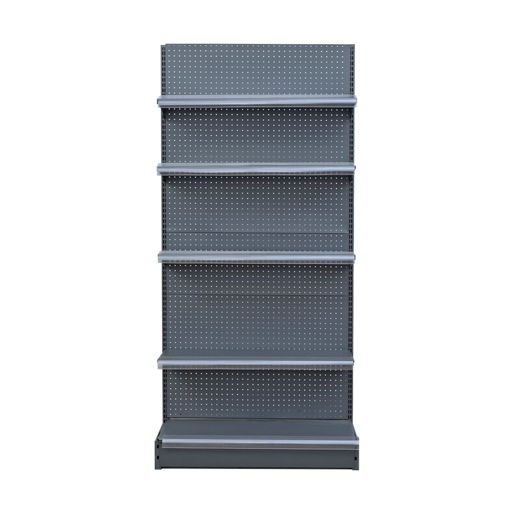 Popular Single Side Grocery Store Wall Shelf Shop Retail Display Stand Racks Supermarket Shelving