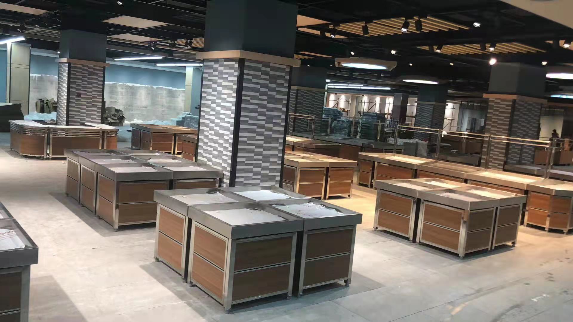 3-tier Supermarket Fruit Vegetable Stand Design  Supermarket Fruit Counter  Supermarket Fruit Stand