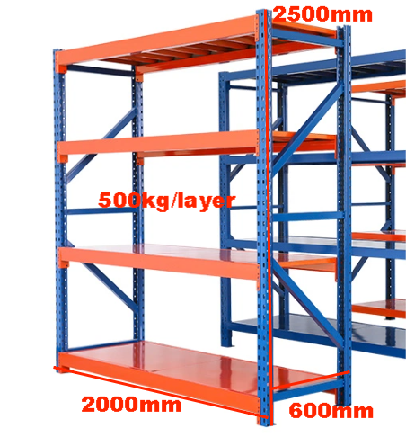 OEM/ODM Adjustable Heavy Duty Steel 5-Layer Corrosion Protected Industrial Warehouse Racks with Competitive Pricing