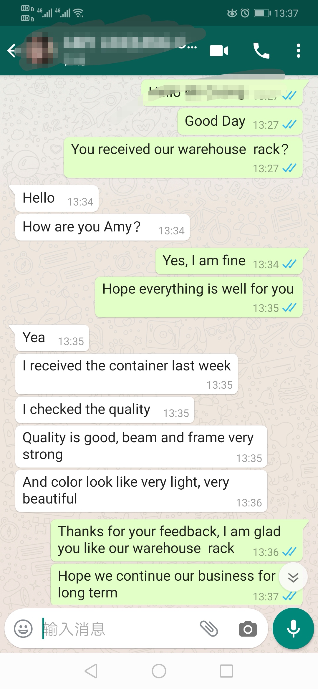 Customer Feedback 1