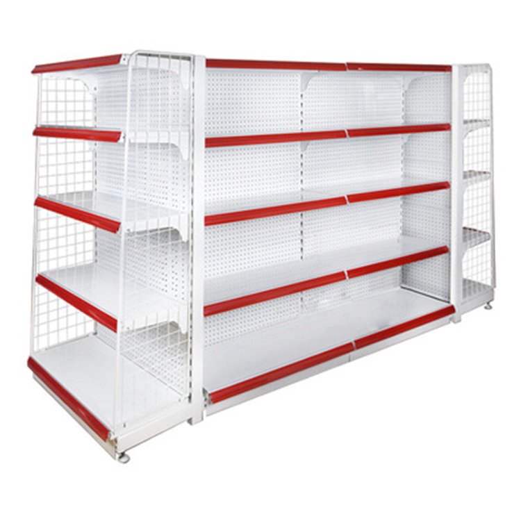 Hot Sale Light-Duty Metal Gondola Shelves New Style Wall-Mounted Display Rack for Grocery & Supermarkets