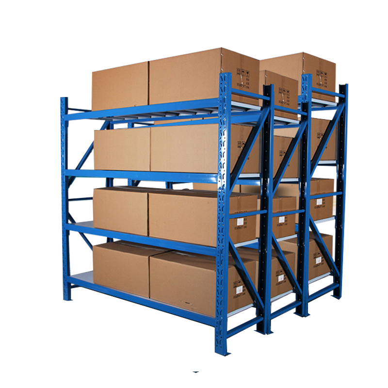 Steel Display Garage Shelving Medium-sized Storage Shelves Long Span Removable Racking Epoxy Powder Coated Surface