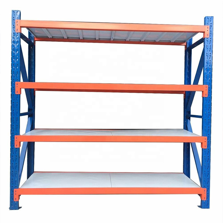 Adjustable Flexible Steel Selective Pallet Rack Multi-Level Corrosion Protection Long Span Bolted Racking Warehouse Racks