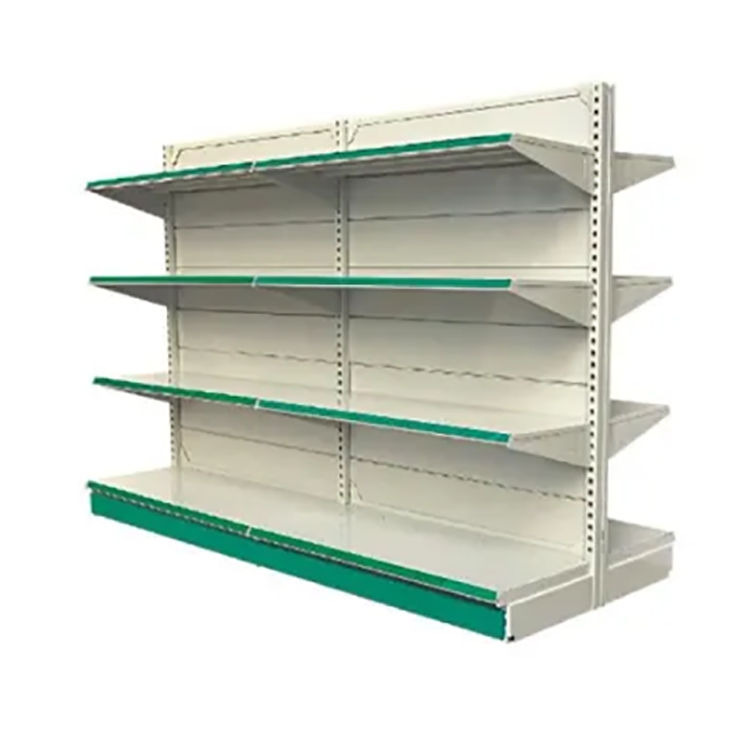 Elegant Color Grocery Store Shop Gondola Retail Display Steel Metal Supermarket Shelf
