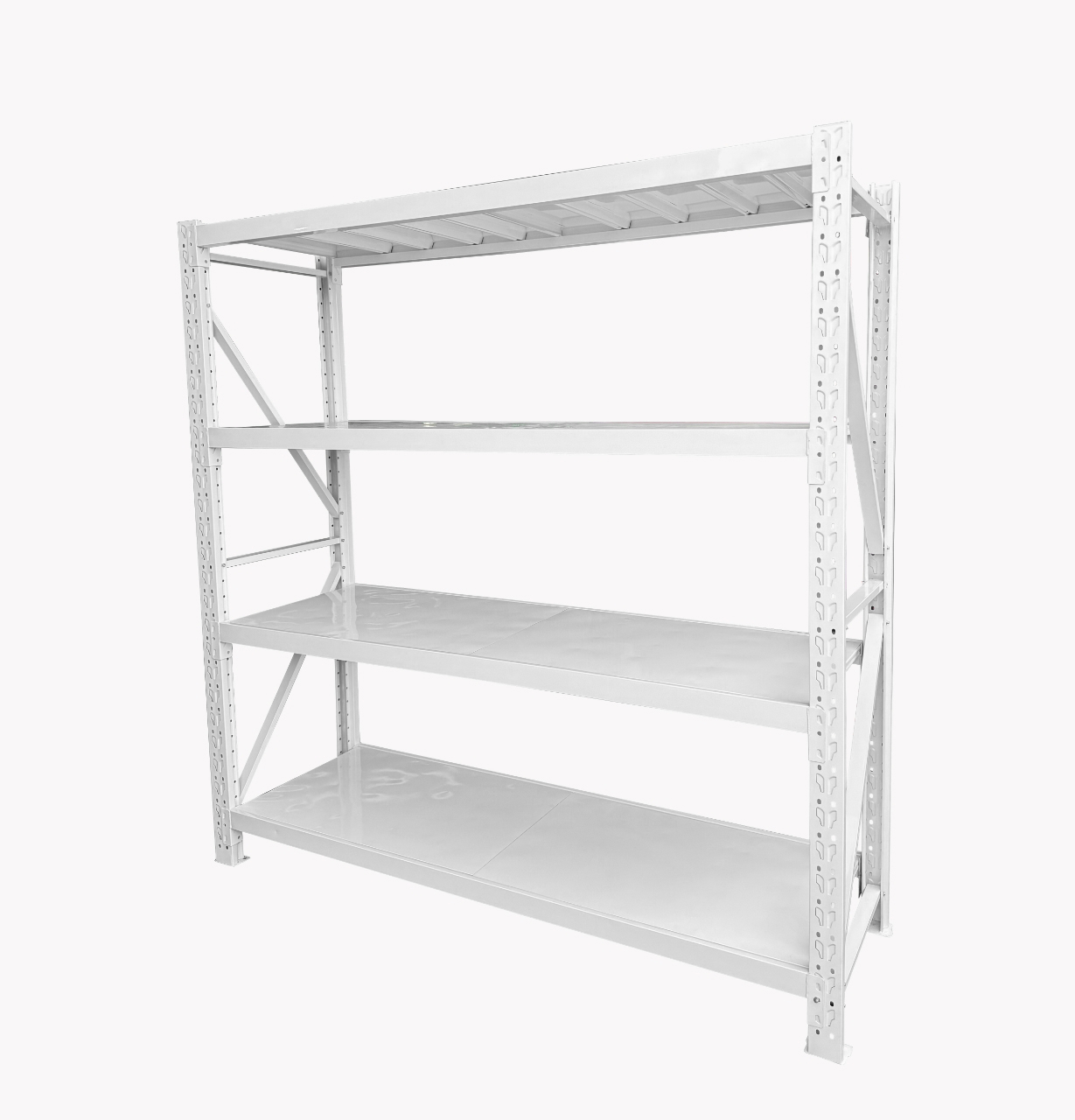 Industrial Shelving Units Heavy Duty Racks for Garages and Warehouses Medium Duty Steel Estantes Metalicos Para Bodegas
