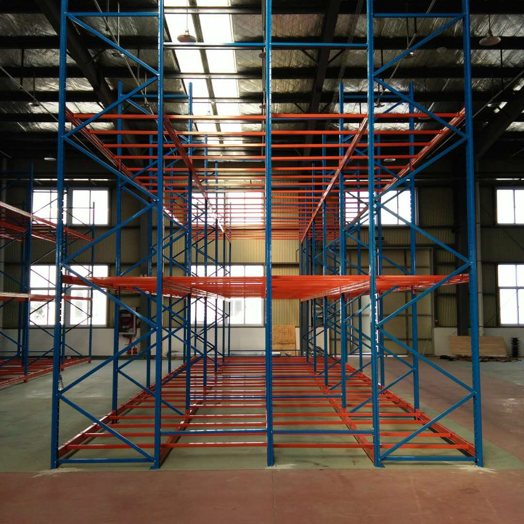 Customized Adjustable Selective Heavy Duty Pallet Shelf Steel Metal Warehouse Storage Drive in Racking