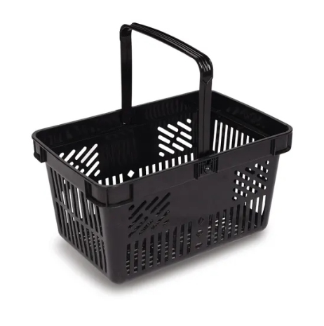 ChaoYu Cheaper Hot Selling Plastic Baskets Supermarket Basket 28L Plastic Hand Shopping Basket