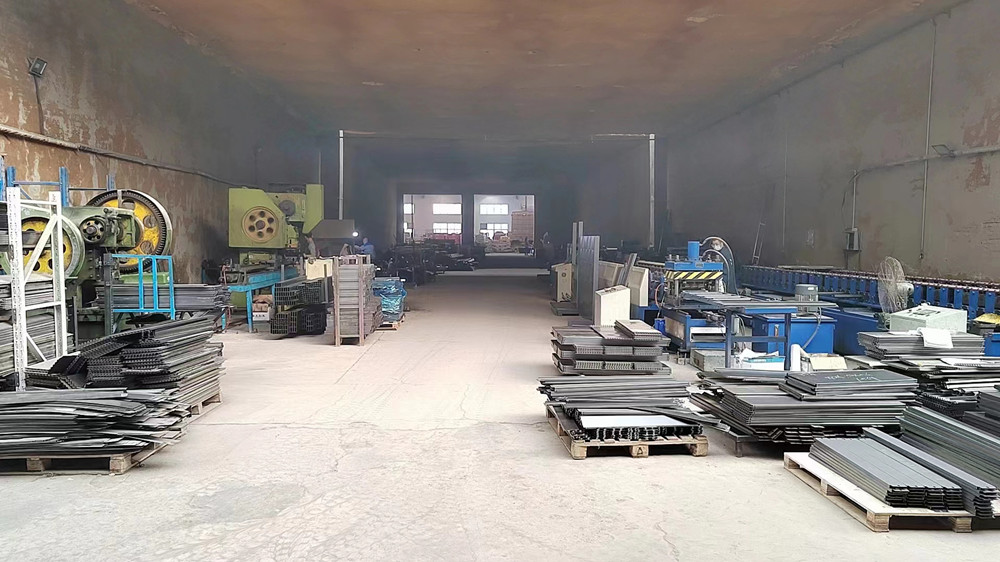 Chaoyu industrial steel rack production line overview