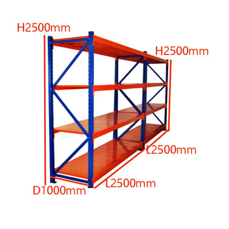 2025 Hot Sale Adjustable Warehouse Storage Shelves Steel Display Racks Powder Coating Corrosion Protection Tire