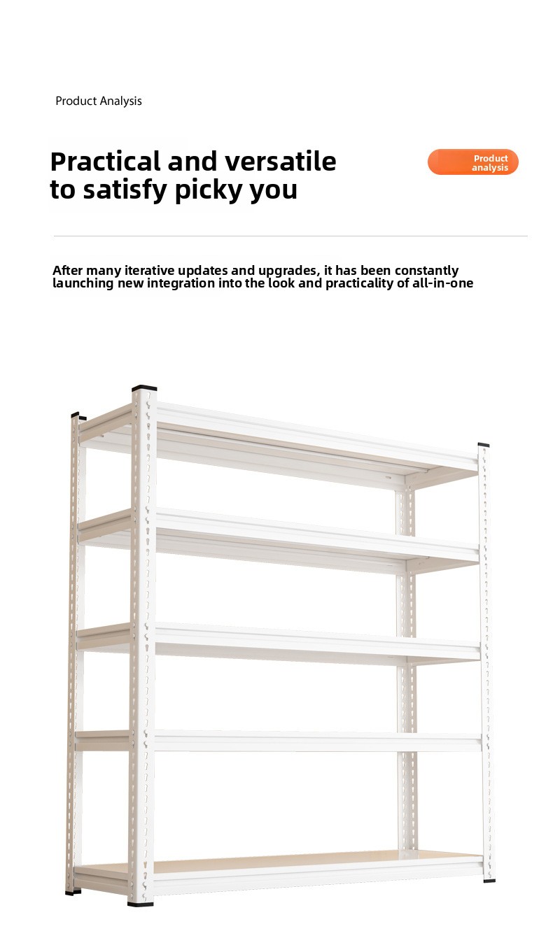Chaoyu Shelves Light-Duty Carbon Steel Rack Guardrail Durable Steel Storage Shelf Economical Storage Corrosion Protection