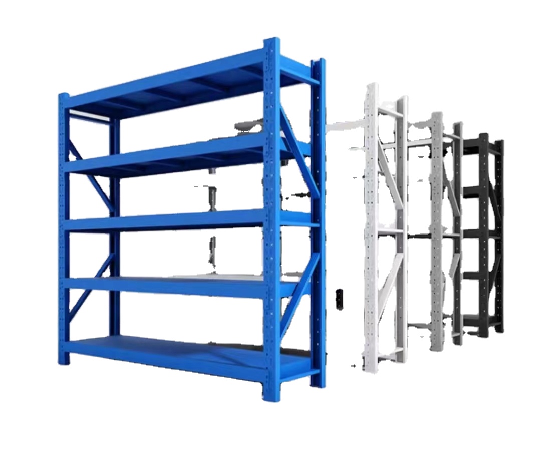 Hot Sale Steel Metal Rack Shelf Best Quality Adjustable Light Duty Corrosion Protection Storage P-beam Card Slot Assembly Powder
