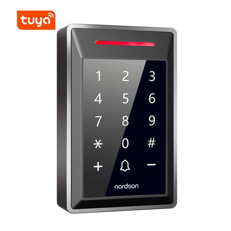 WiFi Smart Phone 125kHz Em ID Card 13.56MHz Touch Keypad RFID Access Control Reader Door Keypad Tuya APP Standalone Door RFID Access Control with System