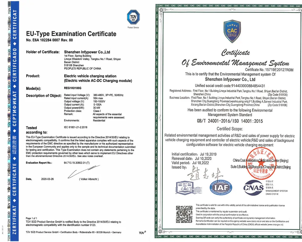 Certifications 1