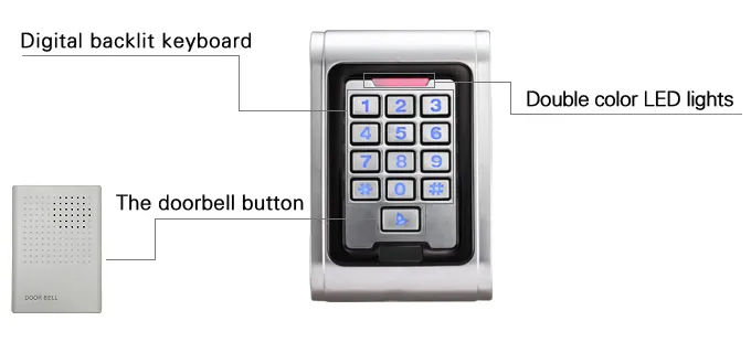 High Quality Standalone RFID Door Access Control