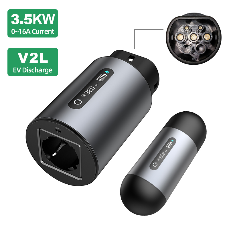 Which V2l Adapter Type 2 Works as V2l Adapter Byd for Electric Vehicles, Compatible with Gbt V2l, V2l CCS2 and V2l Adapter Cable for Safe Discharge Use