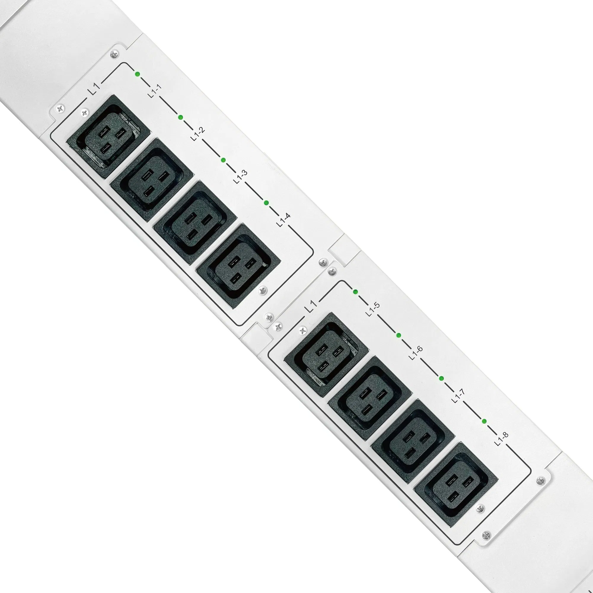 ETL Approval Monitored Apdu Meter 24 Ports C19 Socket 90kw 125A Remote Control PDU Hot Swap Meter PDU Smart Power Distribution Unit