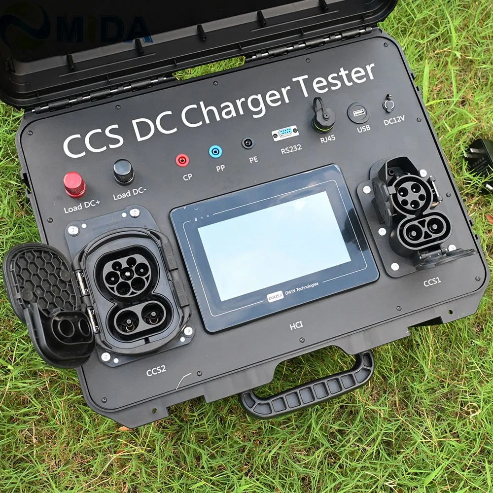 Portable CCS2 Chademo EV Charger Testing Device for Simulators