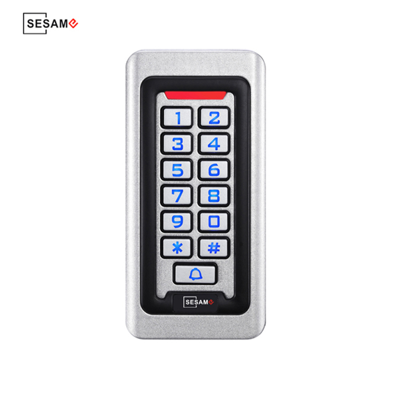 2000 User Capacity Wiegand 26 Bit Metal Keypad RFID 125kHz Wiegand Access Control with Card Readers Protocol 0-5m Reading Distance (S602 (EM))