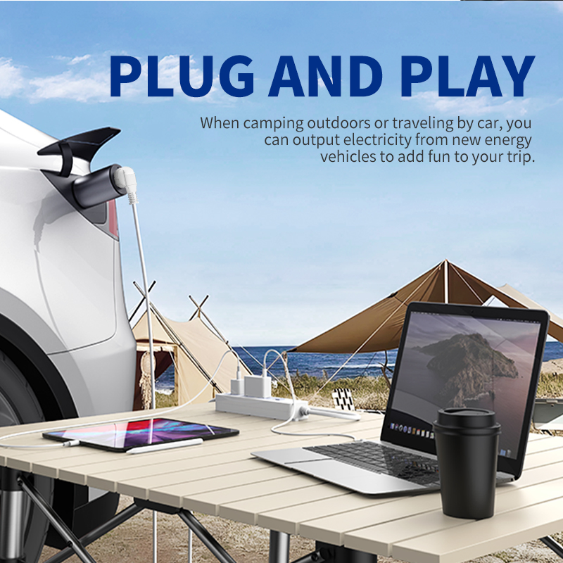 Which V2l Adapter Type 2 Works as V2l Adapter Byd for Electric Vehicles, Compatible with Gbt V2l, V2l CCS2 and V2l Adapter Cable for Safe Discharge Use