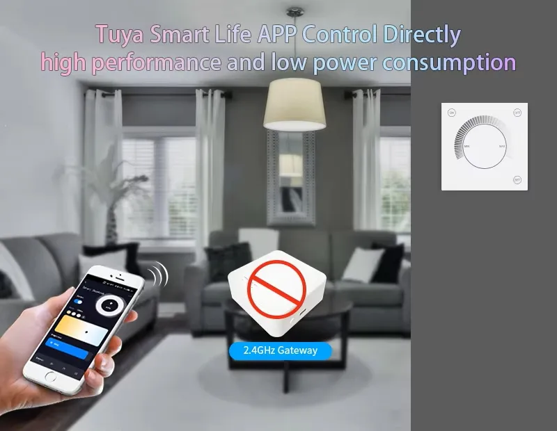 Tuya WiFi Touch Panel Dimmer 3