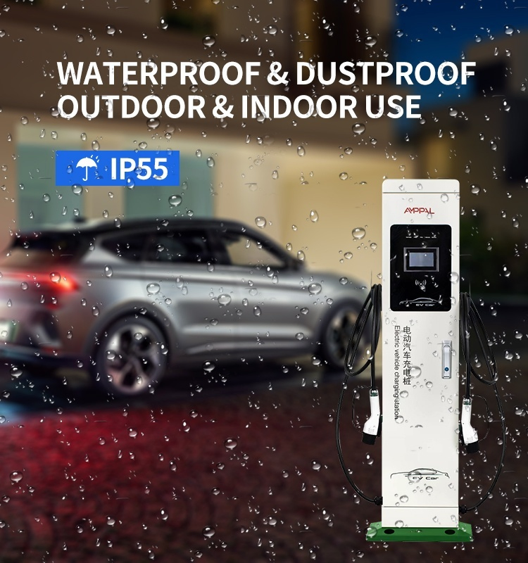 Amppal Smart 22kw 44kw AC Charger with Ocpp 1.6j Protocol