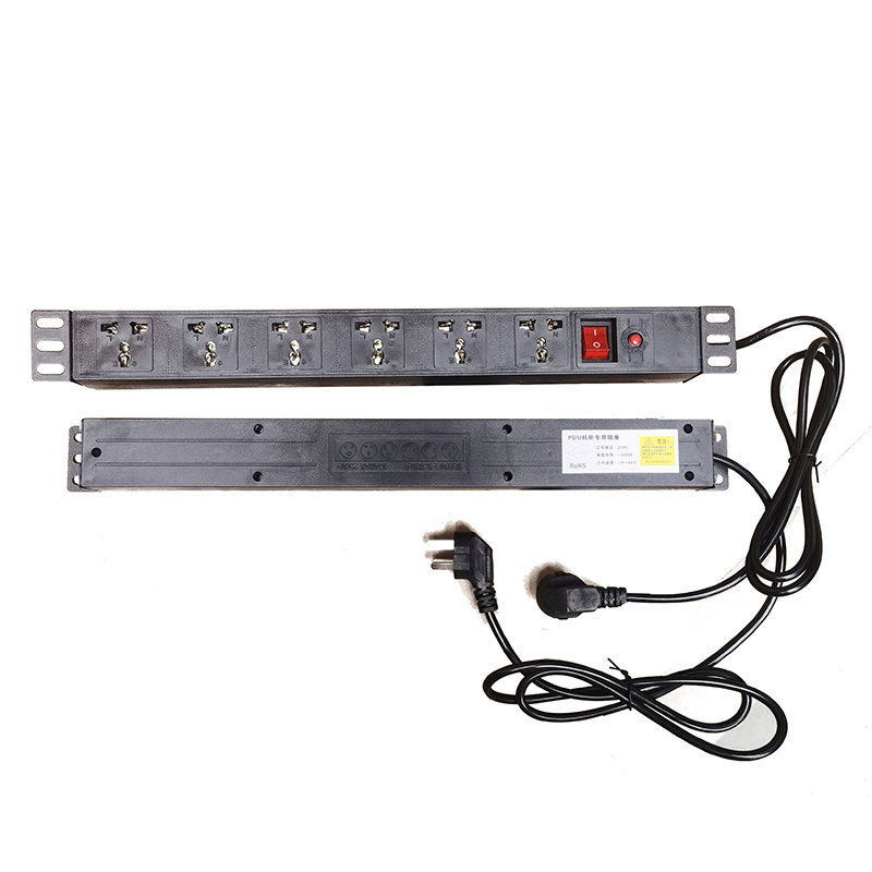 6-Way 8way 10A 12A 16A PDU Server Rack Power Distribution Unit China