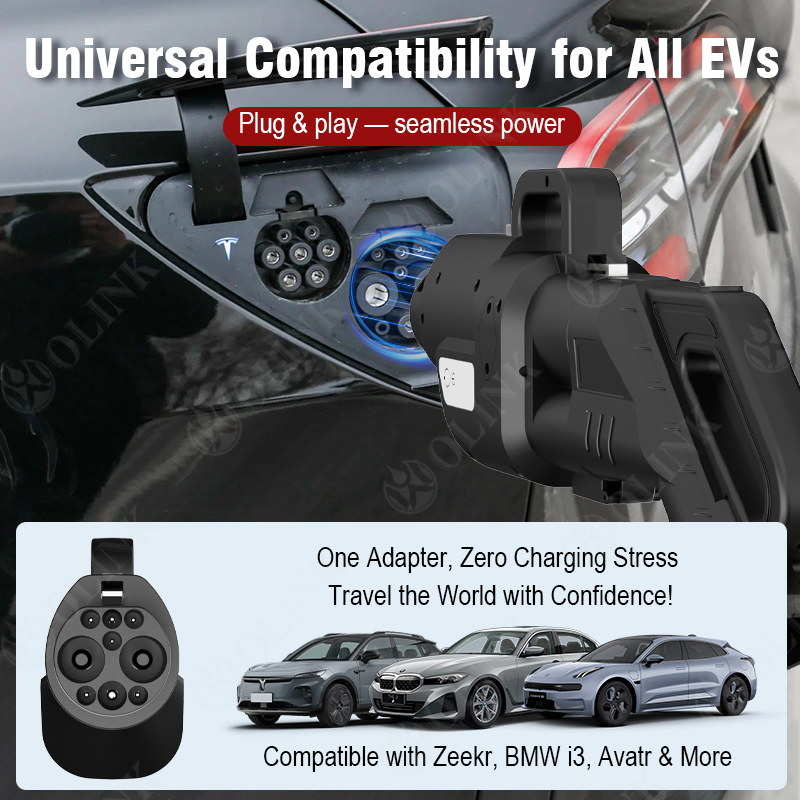 EV Charging Adapter – Convert CCS2 2 to Gbt Standard