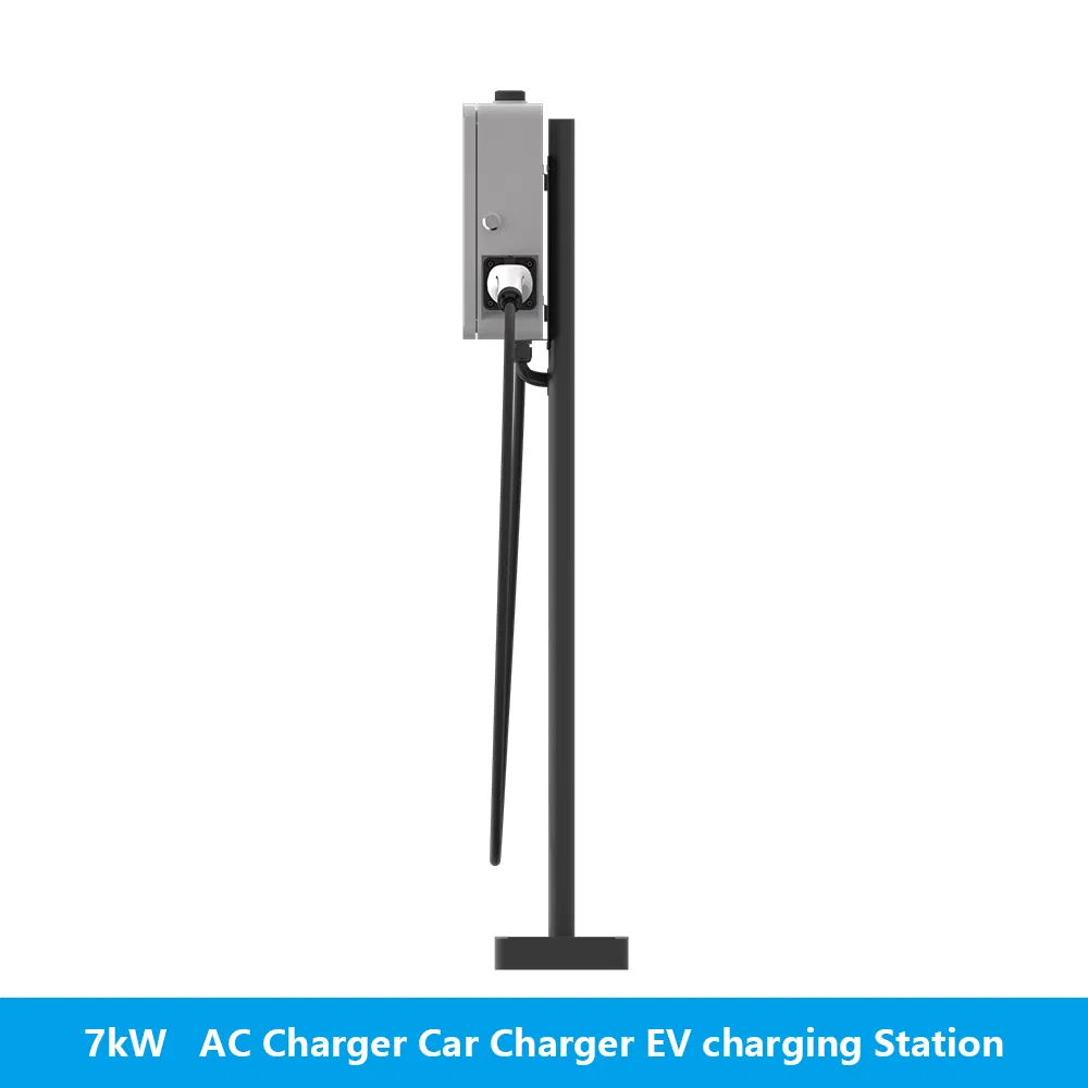 2023 New 7kw V2h V2g IP55 Wallbox Home EV Charger 32A 95% Efficiency Charging Pile