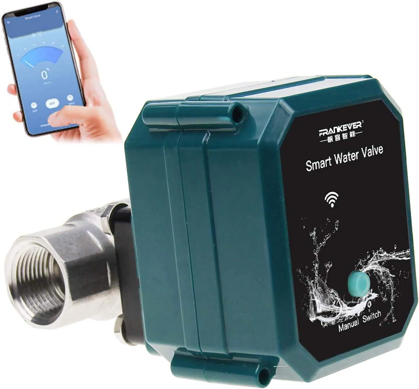 Wireless Tuya Smart WiFi Control Water Valve Controller Voice Control