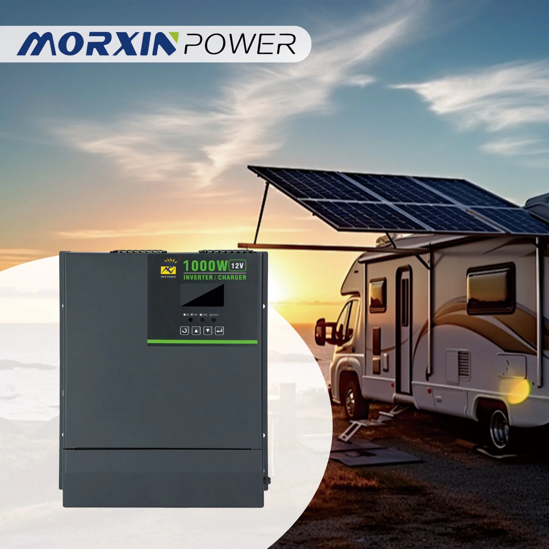 China Factory Bi-Directional Universal Socket Inverter Charger 1kw 12V/220V for RV