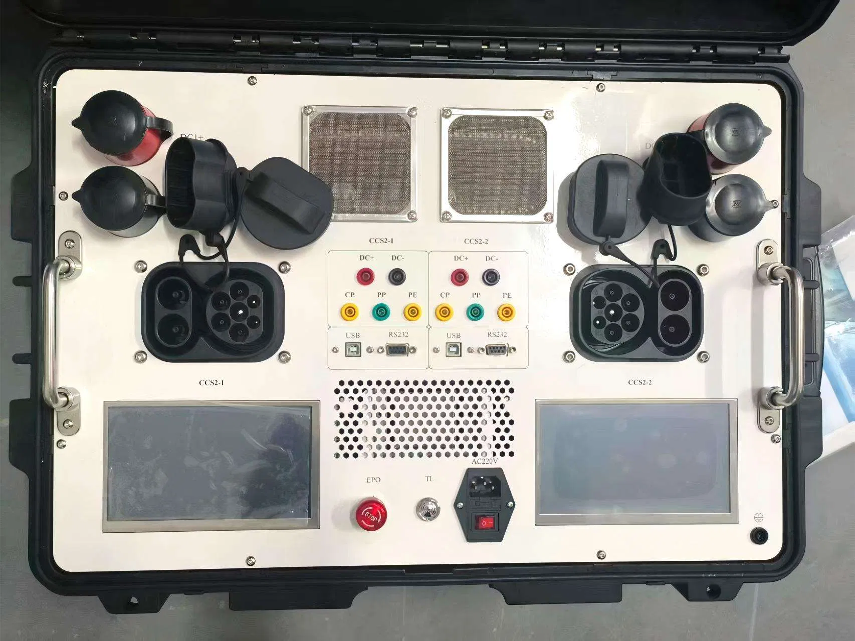 High-Performance DC EV Charger Testing Simulator for Stations