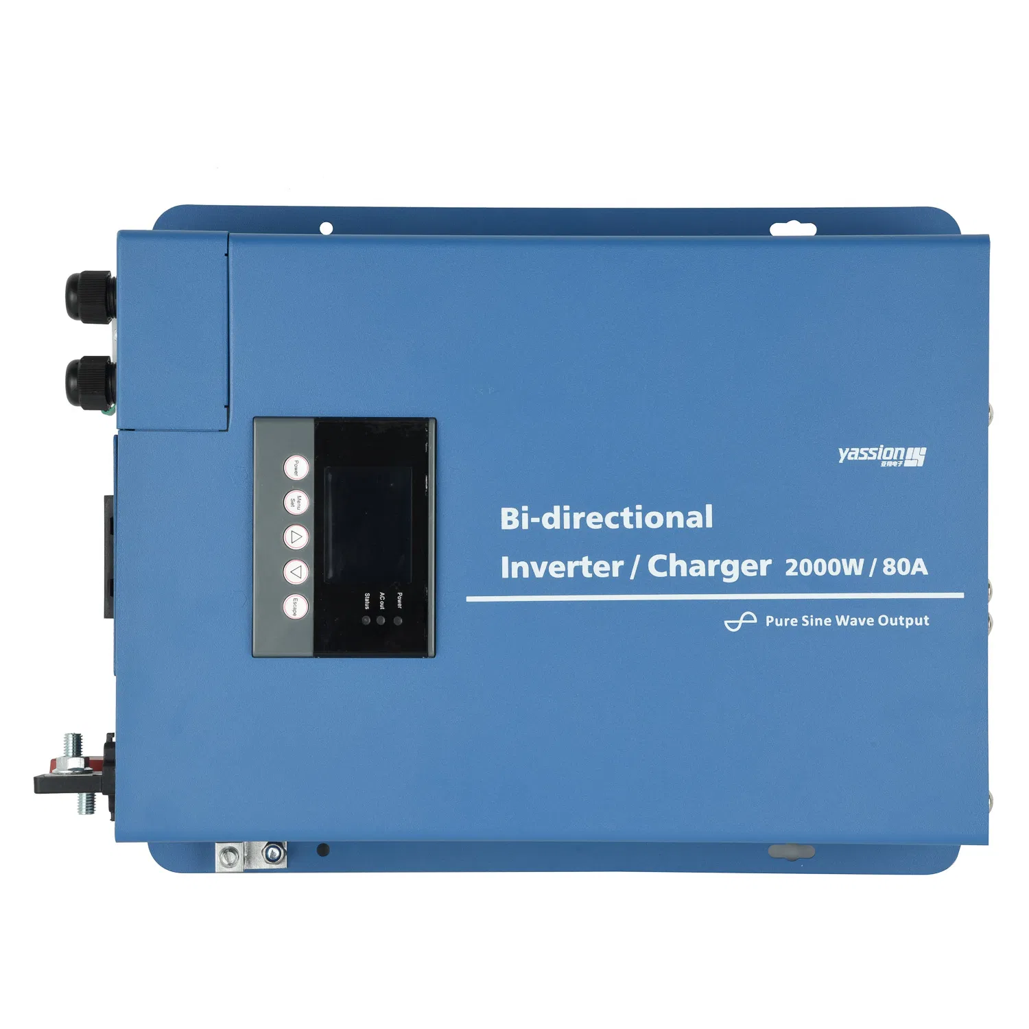 12V 230V 2000W Bi-Directional Inverter Charger with RCD Max Charging Current 80A