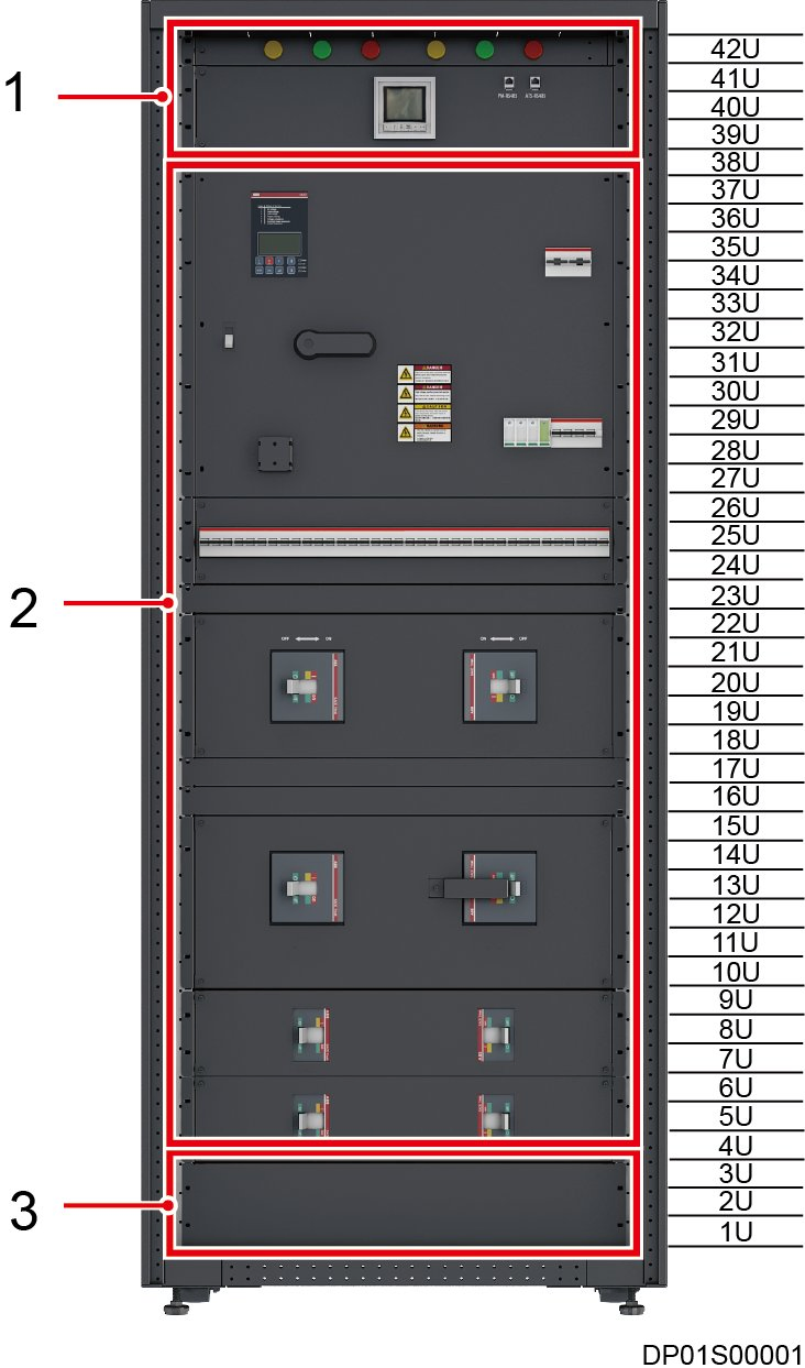 LCD Touch Screen Disaster Recovery Data Center PDU8000 400A Power Distribution Unit