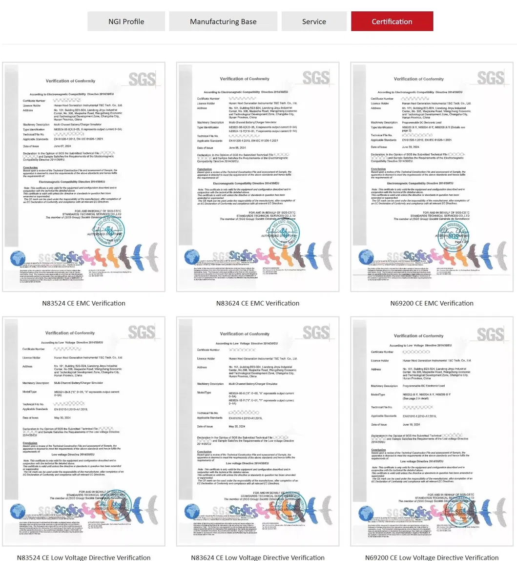 Certifications and Quality